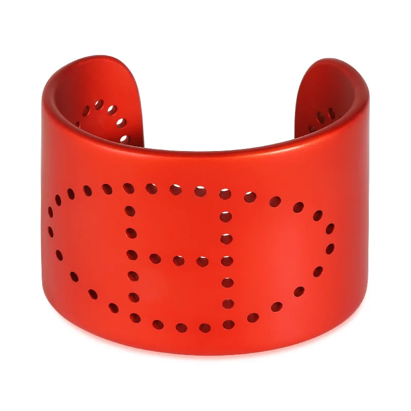 Limited-Stock Jewelry Sale – Once It's Gone, It's Gone Hermès Evelyne Sunset Cuff Bracelet in Aluminum Limited-Stock Jewelry Sale – Once It's Gone, It's Gone Hermès Evelyne Sunset Cuff Bracelet in Aluminum