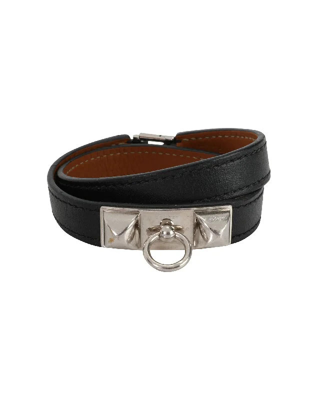 Jewelry Sale Bonanza – Grab Your Sparkle Now Hermès Rivale Double Tour Bracelet in Noir Jewelry Sale Bonanza – Grab Your Sparkle Now Hermès Rivale Double Tour Bracelet in Noir