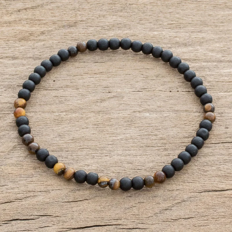 Affordable Luxury Jewelry – Style At A Great Price Impassioned Men's Onyx and Tiger's Eye Beaded Stretch Bracelet Affordable Luxury Jewelry – Style At A Great Price Impassioned Men's Onyx and Tiger's Eye Beaded Stretch Bracelet