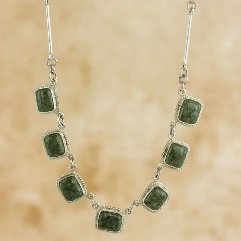 Your Dream Jewelry At Dream Prices Life Divine Artisan Crafted Guatemalan Jade and Silver Pendant Necklace Your Dream Jewelry At Dream Prices Life Divine Artisan Crafted Guatemalan Jade and Silver Pendant Necklace