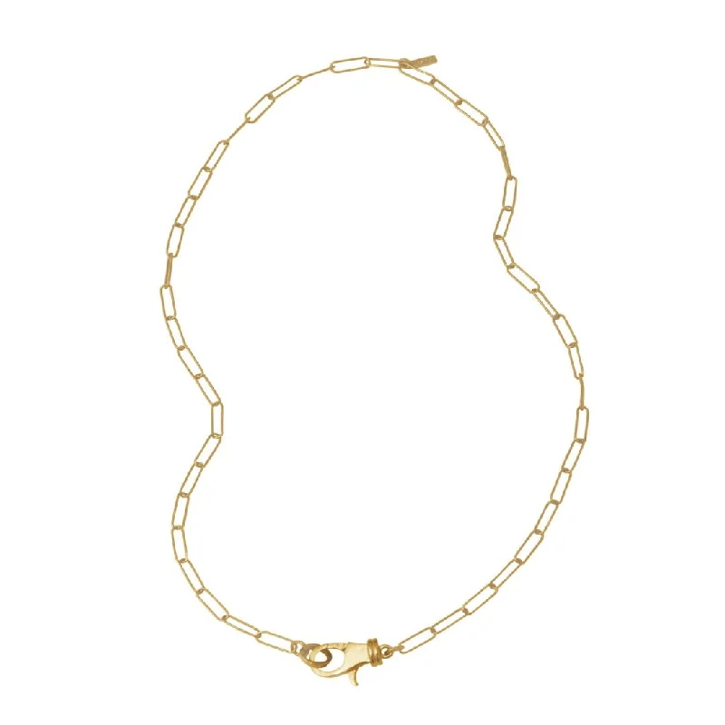 Premium Diamond Jewelry At Once-In-A-Lifetime Discounts Adornia Lock Paper Clip Chain Necklace gold Premium Diamond Jewelry At Once-In-A-Lifetime Discounts Adornia Lock Paper Clip Chain Necklace gold