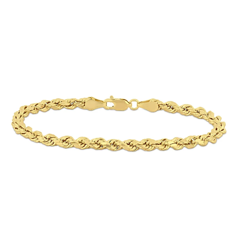 Luxury Meets Affordability – Jewelry Sale Live Now Mimi & Max Rope Chain Bracelet in 10k Yellow Gold (4mm/7.5 Inch) Luxury Meets Affordability – Jewelry Sale Live Now Mimi & Max Rope Chain Bracelet in 10k Yellow Gold (4mm/7.5 Inch)