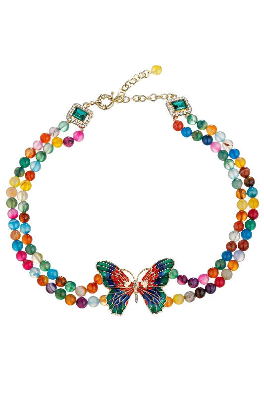 Unmissable Jewelry Sale – Shop Before It's Too Late Monarch Rainbow Beaded Butterfly Pendant Necklace Unmissable Jewelry Sale – Shop Before It's Too Late Monarch Rainbow Beaded Butterfly Pendant Necklace