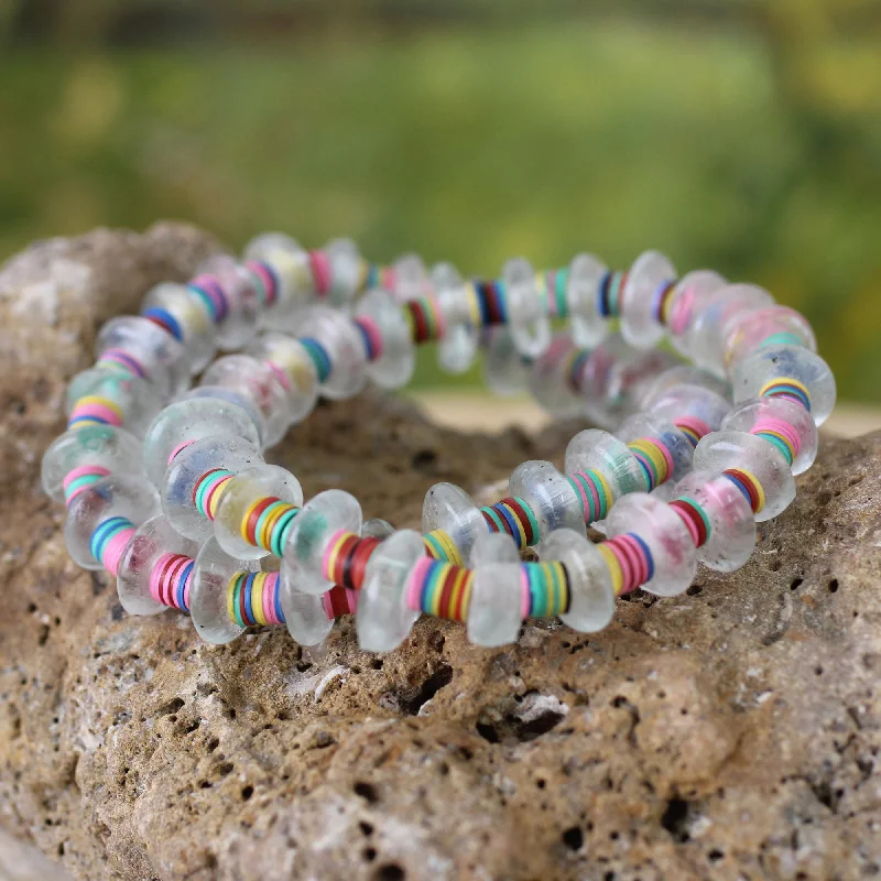 Jewelry Clearance Event – Last Chance For Stunning Deals Odo Akoma Hand Made Recycled Glass Stretch Bracelets (Pair) Jewelry Clearance Event – Last Chance For Stunning Deals Odo Akoma Hand Made Recycled Glass Stretch Bracelets (Pair)