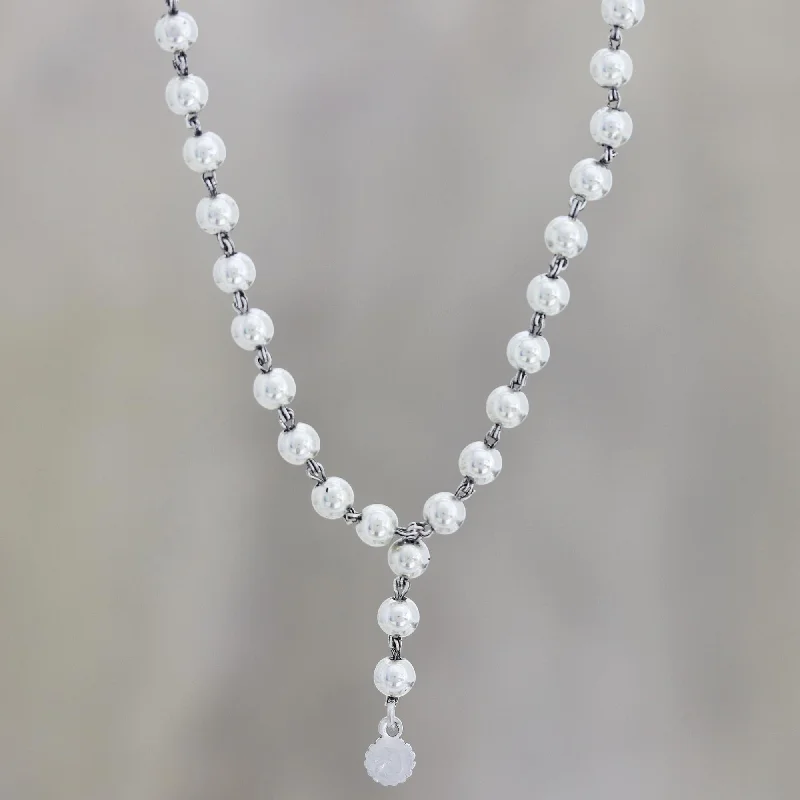 Classic And Modern Jewelry Styles On Sale On Reflection Long Sterling Silver Y-Necklace Classic And Modern Jewelry Styles On Sale On Reflection Long Sterling Silver Y-Necklace