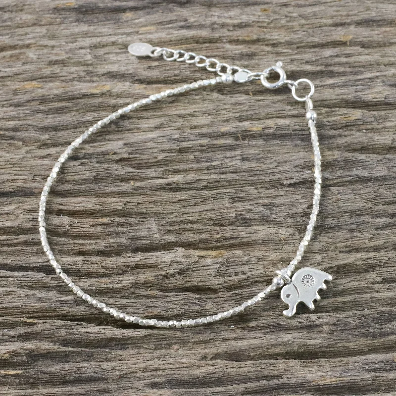 Get Ready To Sparkle – Special Jewelry Discounts Pachyderm Charm Thai Karen Silver Beaded Bracelet & Elephant Charm Get Ready To Sparkle – Special Jewelry Discounts Pachyderm Charm Thai Karen Silver Beaded Bracelet & Elephant Charm
