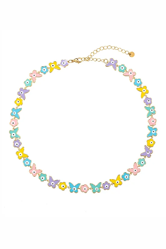 Get Your Favorite Jewelry At The Best Price Pastel Butterfly Necklace