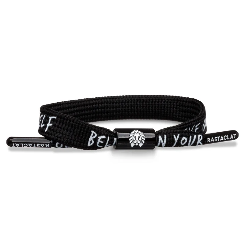 Save On Luxury Jewelry Pieces – Limited-Time Offers Rastaclat Original Hand Assembled Black Believe In Yourself Adjustable Single Lace Bracelet Save On Luxury Jewelry Pieces – Limited-Time Offers Rastaclat Original Hand Assembled Black Believe In Yourself Adjustable Single Lace Bracelet