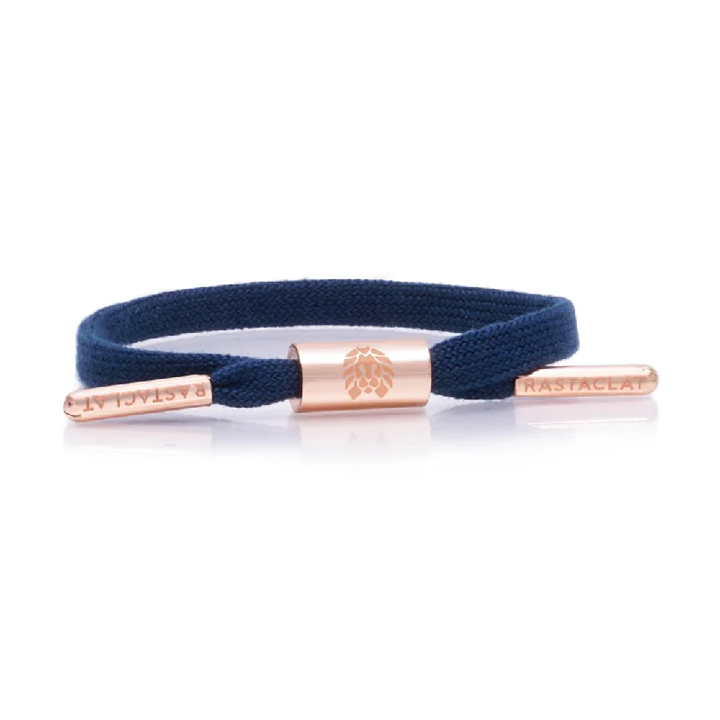 High-End Jewelry, Now More Affordable Than Ever Rastaclat Original Hand Assembled Navy Janet Women's Adjustable Single Lace Bracelet High-End Jewelry, Now More Affordable Than Ever Rastaclat Original Hand Assembled Navy Janet Women's Adjustable Single Lace Bracelet