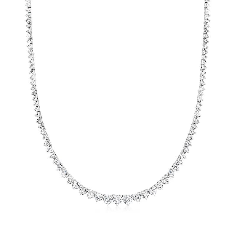 Jewelry Deals That Outshine The Rest Ross-Simons Graduated Lab-Grown Diamond Tennis Necklace in 14kt White Gold Jewelry Deals That Outshine The Rest Ross-Simons Graduated Lab-Grown Diamond Tennis Necklace in 14kt White Gold