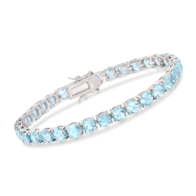 Glamorous Jewelry, Glamorous Deals – Shop Now Ross-Simons Sky Blue Topaz Tennis Bracelet in Sterling Silver Glamorous Jewelry, Glamorous Deals – Shop Now Ross-Simons Sky Blue Topaz Tennis Bracelet in Sterling Silver