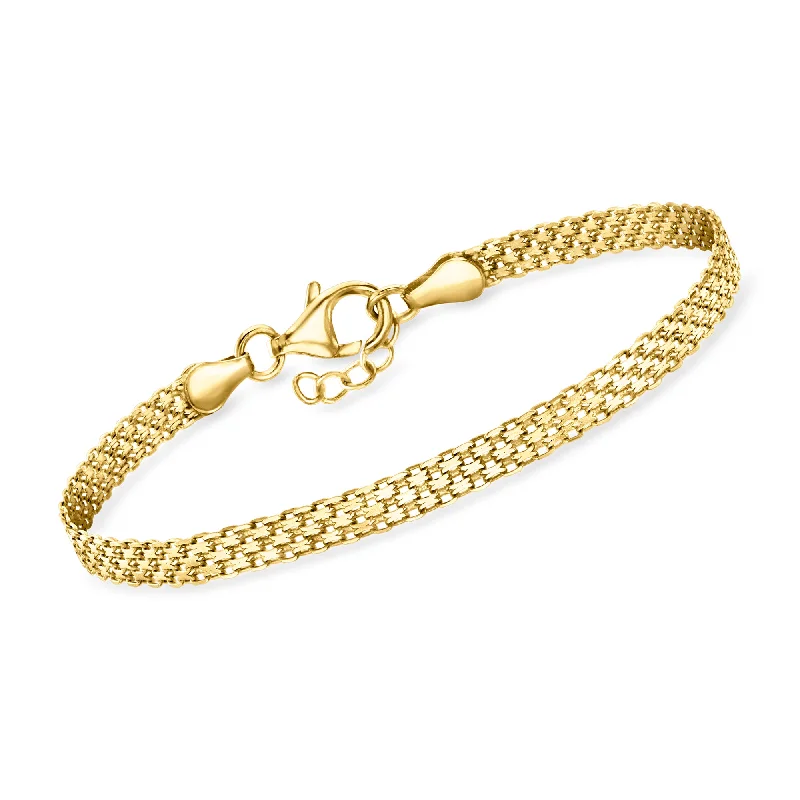 Final Call – Shop Exquisite Jewelry Before It's Gone RS Pure by Ross-Simons Italian 18kt Gold Vermeil Bismark-Link Bracelet Final Call – Shop Exquisite Jewelry Before It's Gone RS Pure by Ross-Simons Italian 18kt Gold Vermeil Bismark-Link Bracelet