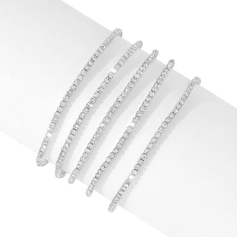 Unlock Unbeatable Jewelry Deals Before They’Re Gone Silver Plated Multi Stretch Crystal Bracelet Set Unlock Unbeatable Jewelry Deals Before They’Re Gone Silver Plated Multi Stretch Crystal Bracelet Set