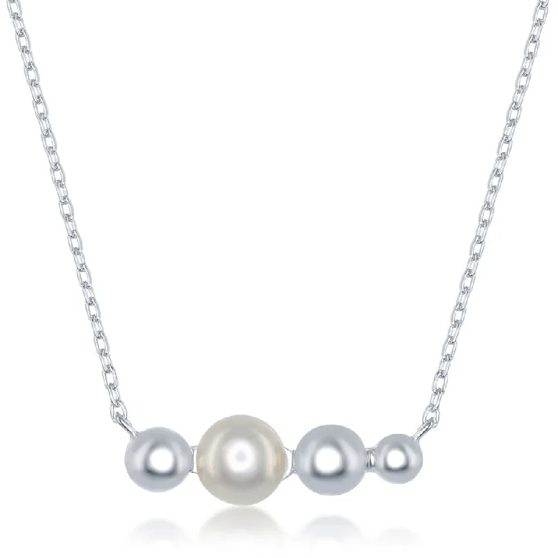 Affordable Elegance – Premium Jewelry At Special Prices Sterling Silver FWP & Beaded Bar Necklace Affordable Elegance – Premium Jewelry At Special Prices Sterling Silver FWP & Beaded Bar Necklace