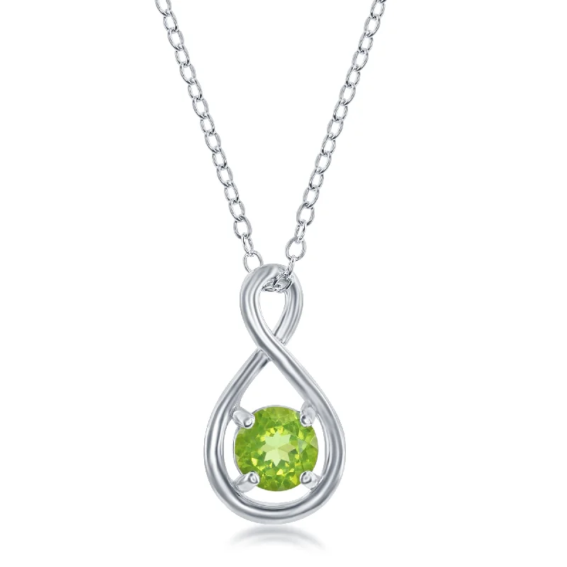 Timeless Jewelry Styles At Wallet-Friendly Prices Sterling Silver Round Infinity Design Necklace Timeless Jewelry Styles At Wallet-Friendly Prices Sterling Silver Round Infinity Design Necklace