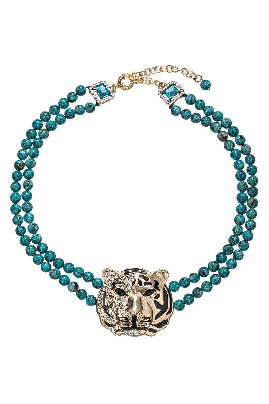 Huge Markdowns On Premium Jewelry Styles Tiger Agate Natural Stone Beaded Necklace