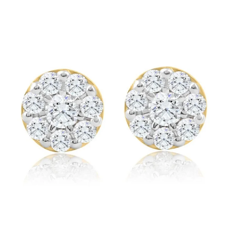 Don't Miss Our Biggest Jewelry Sale Of The Season 1/4Ct Diamond Round Cut Studs Pave Set Lab Grown Diamond Earrings Yellow Gold Don't Miss Our Biggest Jewelry Sale Of The Season 1/4Ct Diamond Round Cut Studs Pave Set Lab Grown Diamond Earrings Yellow Gold
