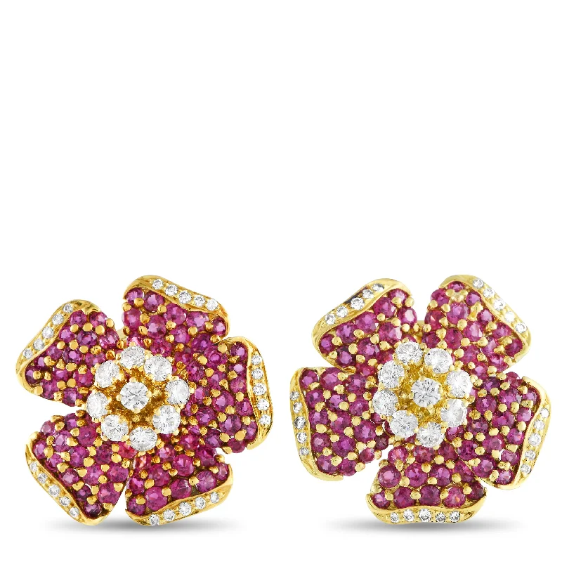 Luxury Jewelry Sale – Sparkle For Less Asprey 18K Yellow Gold 1.85ct Diamond and Ruby Clip-On Earrings AS03-111224 Luxury Jewelry Sale – Sparkle For Less Asprey 18K Yellow Gold 1.85ct Diamond and Ruby Clip-On Earrings AS03-111224