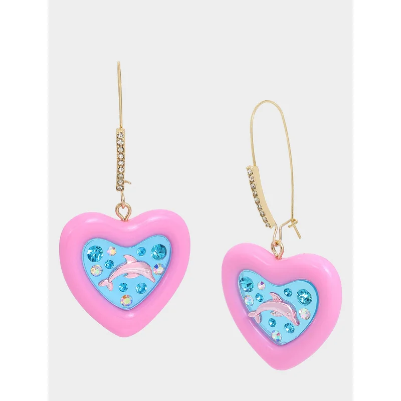 Luxury Handcrafted Jewelry For Elegant Looks Betseys Pool Party Floaty Drop Earrings Pink Luxury Handcrafted Jewelry For Elegant Looks Betseys Pool Party Floaty Drop Earrings Pink