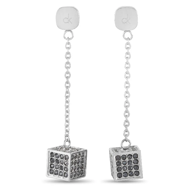 Sparkle More For Less – Jewelry Sale Happening Now Calvin Klein Rocking Stainless Steel Gray Crystal Earrings Sparkle More For Less – Jewelry Sale Happening Now Calvin Klein Rocking Stainless Steel Gray Crystal Earrings