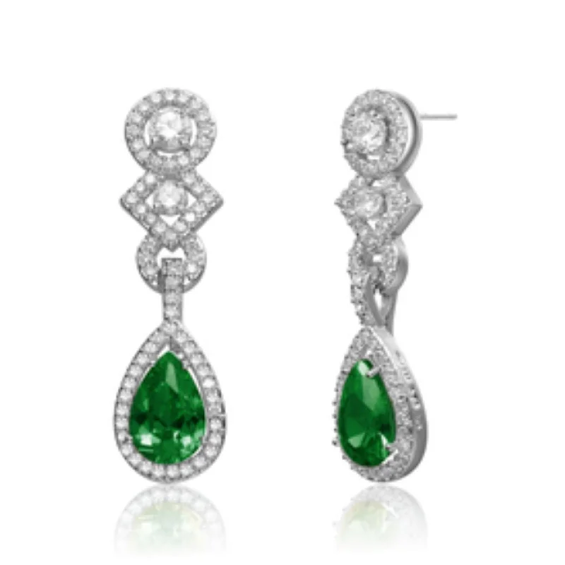 Your Perfect Accessory Now At The Best Price Cubic Zirconia Sterling Silver Yellow, red, green or Clear Cubic Zirconia Dangle Earrings Your Perfect Accessory Now At The Best Price Cubic Zirconia Sterling Silver Yellow, red, green or Clear Cubic Zirconia Dangle Earrings