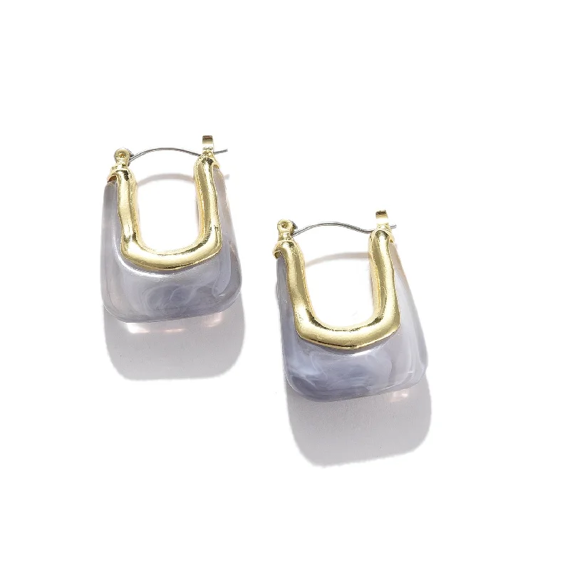 Seasonal Jewelry Deals – Elevate Your Style Grey Contemporary Studs Earrings