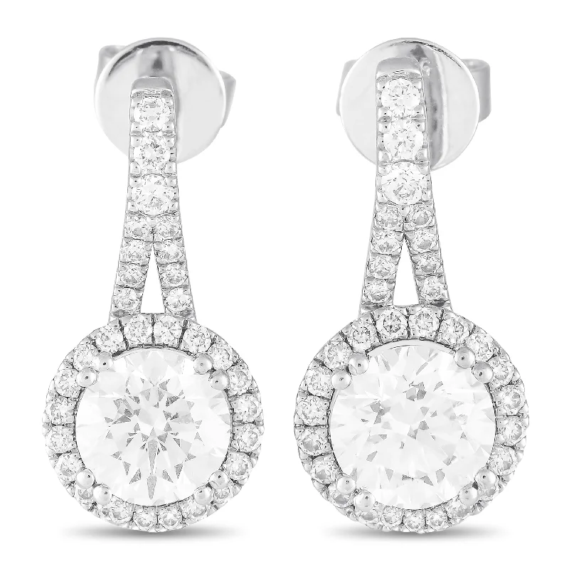 Exclusive Online Discounts On Stylish Jewelry LB Exclusive 14K White Gold 2.40ct Lab Grown Diamond Earrings MF19-111324 Exclusive Online Discounts On Stylish Jewelry LB Exclusive 14K White Gold 2.40ct Lab Grown Diamond Earrings MF19-111324
