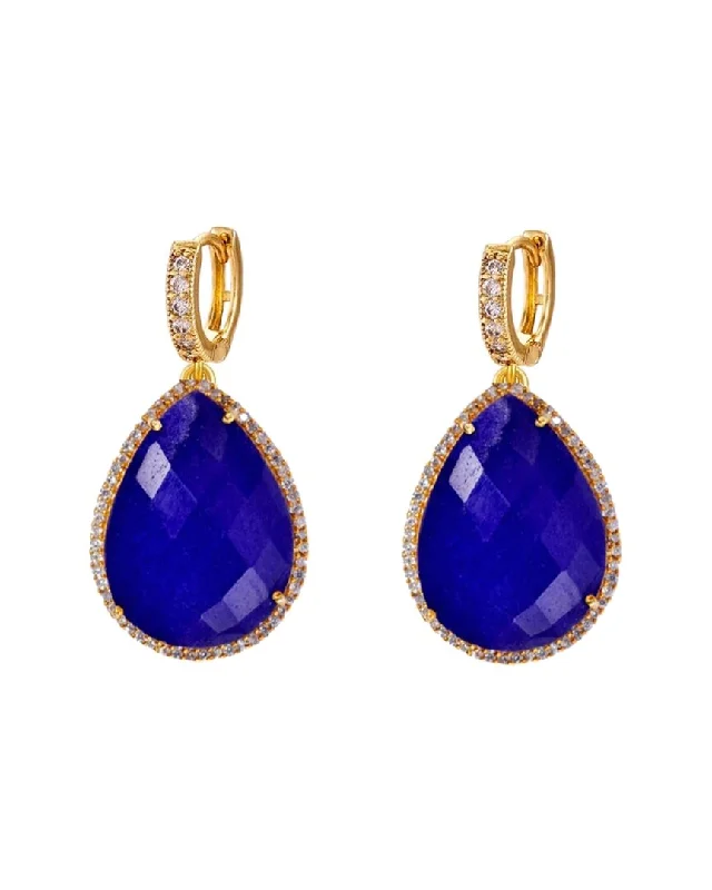 Buy More, Save More On Stunning Jewelry Pieces Liv Oliver 18K 55.00 ct. tw. Sapphire CZ Drop Earrings Buy More, Save More On Stunning Jewelry Pieces Liv Oliver 18K 55.00 ct. tw. Sapphire CZ Drop Earrings