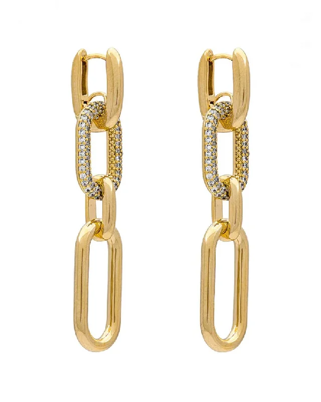 Celebrate Every Occasion With Sparkling Savings Liv Oliver 18K Plated 1.75 ct. tw. CZ Earrings Celebrate Every Occasion With Sparkling Savings Liv Oliver 18K Plated 1.75 ct. tw. CZ Earrings