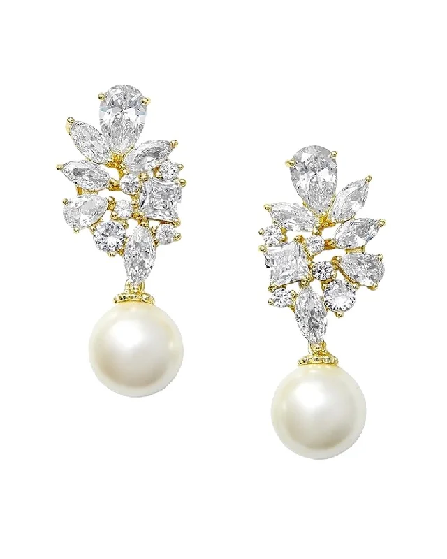 Timeless Jewelry Styles At Wallet-Friendly Prices Liv Oliver 18K Plated 45577mm Pearl CZ Drop Earrings Timeless Jewelry Styles At Wallet-Friendly Prices Liv Oliver 18K Plated 45577mm Pearl CZ Drop Earrings