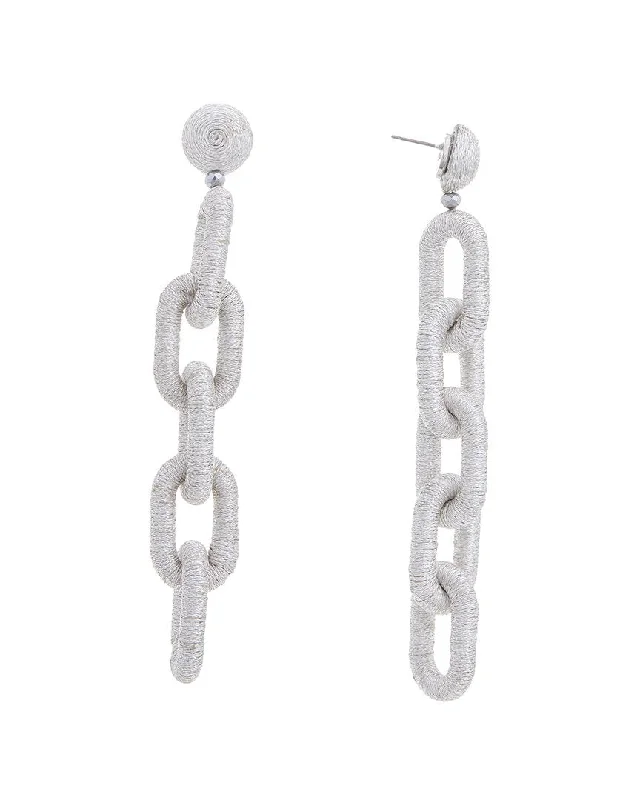 Trending Jewelry Styles Now At Limited-Time Discounts Oscar de la Renta Coil Vertical Link Earrings Trending Jewelry Styles Now At Limited-Time Discounts Oscar de la Renta Coil Vertical Link Earrings
