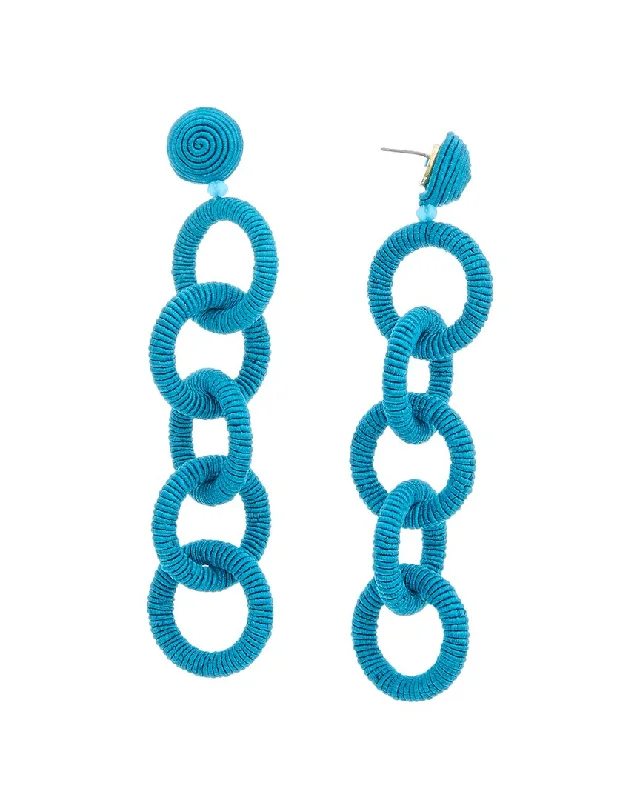 Grab Your Favorite Jewelry At The Lowest Prices Oscar de la Renta Long Coil Circle Link Earrings Grab Your Favorite Jewelry At The Lowest Prices Oscar de la Renta Long Coil Circle Link Earrings