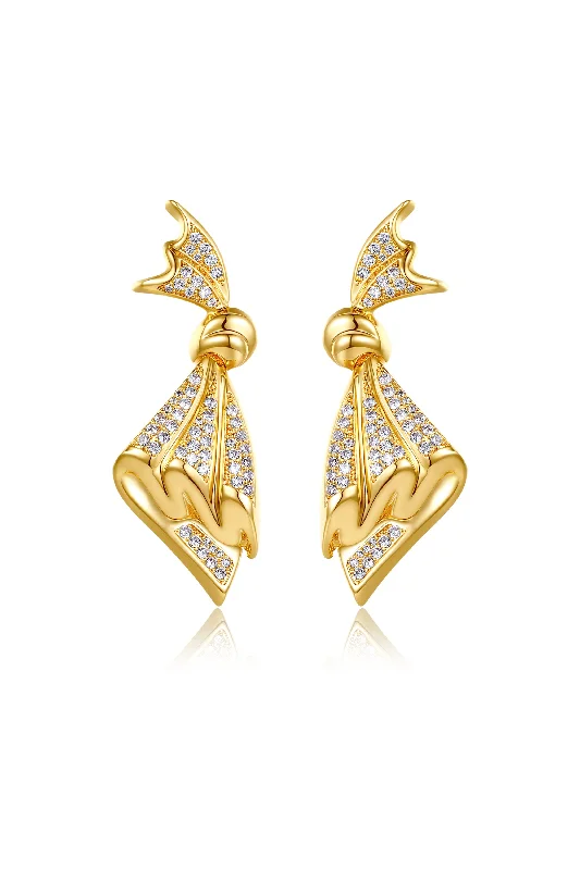 Fashion-Forward Jewelry At Incredible Prices Pavé Diamonds Embellished Butterfly Earrings Fashion-Forward Jewelry At Incredible Prices Pavé Diamonds Embellished Butterfly Earrings
