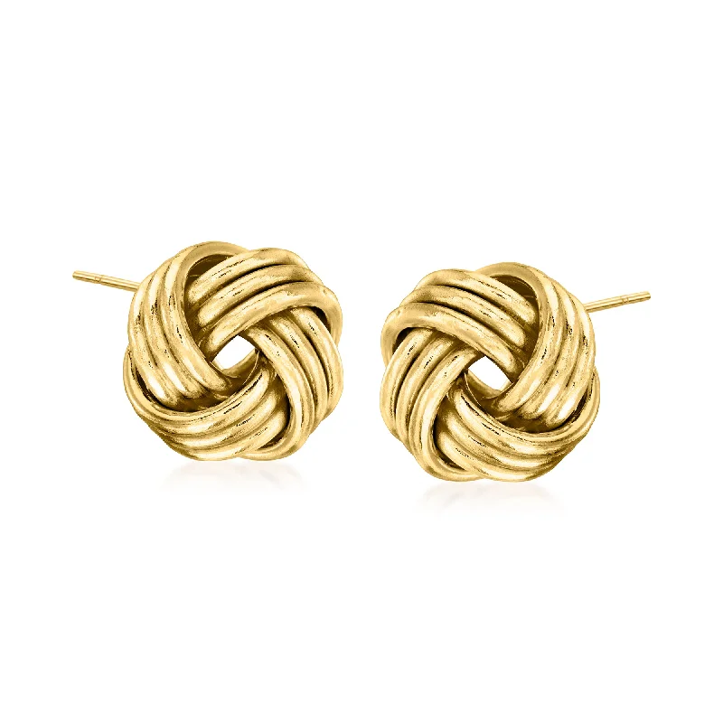 Exclusive Jewelry Markdowns – Limited-Time Offer Ross-Simons 14kt Yellow Gold Love Knot Earrings Exclusive Jewelry Markdowns – Limited-Time Offer Ross-Simons 14kt Yellow Gold Love Knot Earrings
