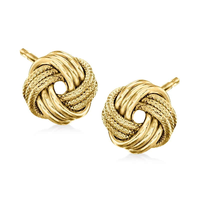 Stunning Jewelry At Even More Stunning Prices Ross-Simons 14kt Yellow Gold Love Knot Earrings Stunning Jewelry At Even More Stunning Prices Ross-Simons 14kt Yellow Gold Love Knot Earrings