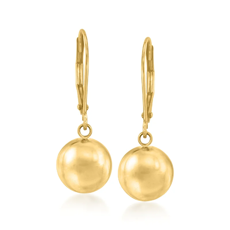 Flash Sale On Stunning Jewelry – Don't Miss Out Ross-Simons 8mm 14kt Yellow Gold Bead Drop Earrings Flash Sale On Stunning Jewelry – Don't Miss Out Ross-Simons 8mm 14kt Yellow Gold Bead Drop Earrings