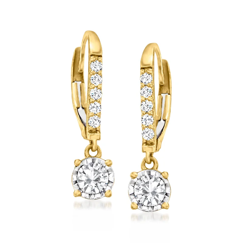 Seasonal Jewelry Sale – Upgrade Your Collection Ross-Simons Diamond Drop Earrings in 14kt Yellow Gold Seasonal Jewelry Sale – Upgrade Your Collection Ross-Simons Diamond Drop Earrings in 14kt Yellow Gold