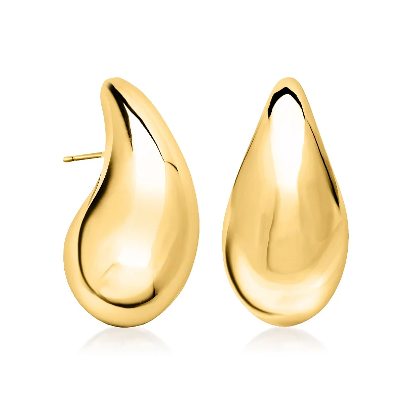 Premium Diamond Jewelry At Once-In-A-Lifetime Discounts Ross-Simons Italian 14kt Yellow Gold Extra-Large Teardrop Earrings Premium Diamond Jewelry At Once-In-A-Lifetime Discounts Ross-Simons Italian 14kt Yellow Gold Extra-Large Teardrop Earrings