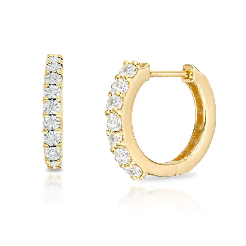 Exclusive Jewelry Offers – Shine For Less Solid 10k Yellow or White Gold 12mm Gemstone Hoop Huggie Earrings Exclusive Jewelry Offers – Shine For Less Solid 10k Yellow or White Gold 12mm Gemstone Hoop Huggie Earrings