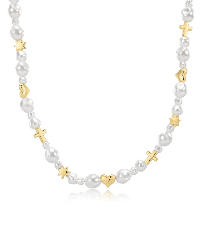 Unbeatable Offers On Luxury And Everyday Jewelry The Etoile Pearl Stud Necklace