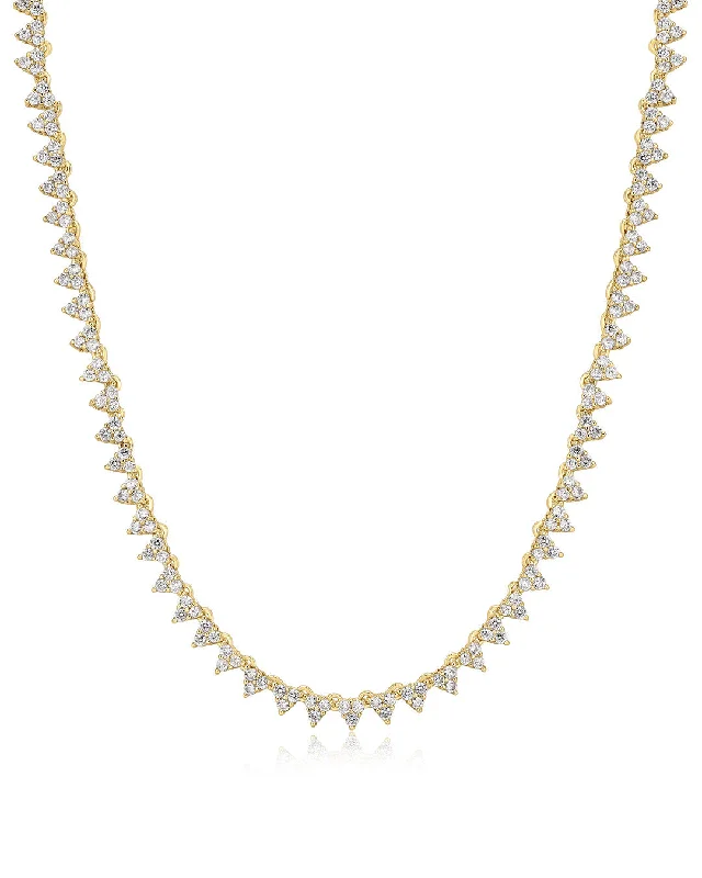 Don't Miss Out – Shop Elegant Jewelry For Less The Isabelle Stud Tennis Necklace