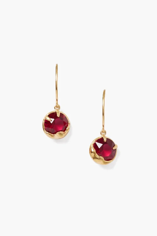 Premium Jewelry Now Available At Special Discounts Women's Birthstone Crystal Earrings In July/ruby Premium Jewelry Now Available At Special Discounts Women's Birthstone Crystal Earrings In July/ruby
