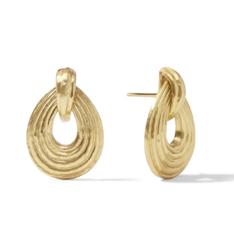 Clearance Sale On High-End Jewelry Collections Women's Havana Demi Doorknocker Earrings In Gold Clearance Sale On High-End Jewelry Collections Women's Havana Demi Doorknocker Earrings In Gold