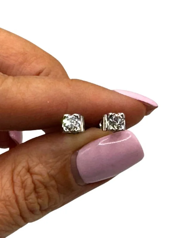 Shop Dazzling Jewelry At The Best Prices Women's Heart Earrings In White Gold
