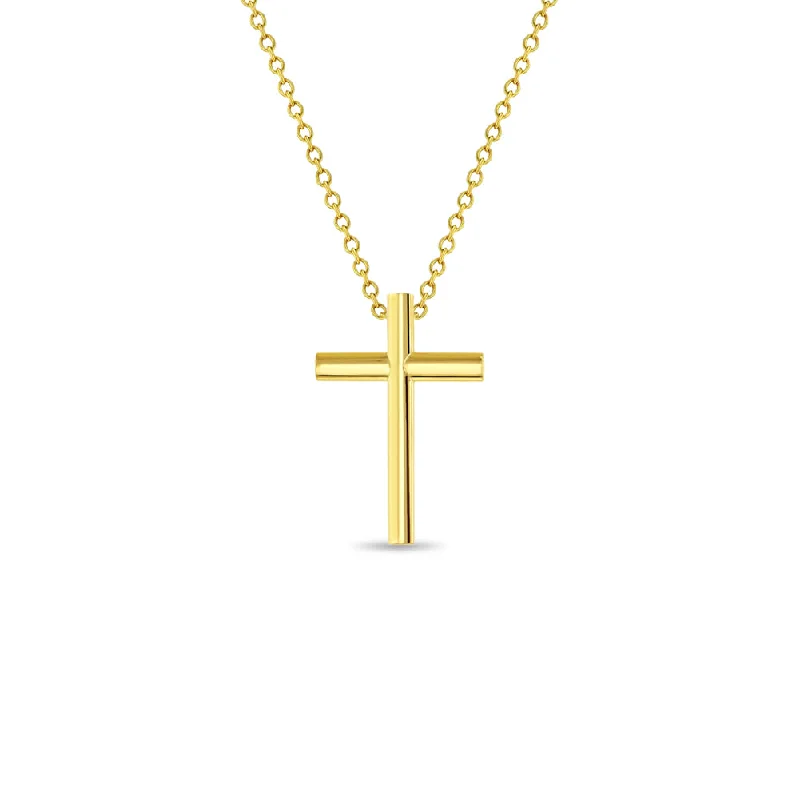 Everyday Jewelry Essentials Now On Sale 14k Gold Thin Tube Cross Kids / Children's / Girls Pendant/Necklace Everyday Jewelry Essentials Now On Sale 14k Gold Thin Tube Cross Kids / Children's / Girls Pendant/Necklace