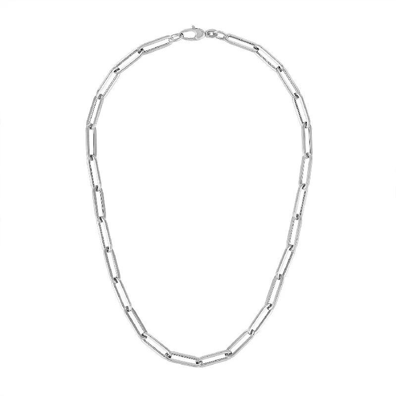 Limited-Time Offer On Premium Jewelry Collections 14KT GOLD LARGE RECTANGLE LINK NECKLACE Limited-Time Offer On Premium Jewelry Collections 14KT GOLD LARGE RECTANGLE LINK NECKLACE