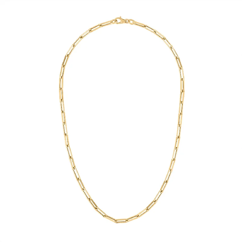 Limited-Time Jewelry Sale – Elegant Styles At Less 14KT GOLD SMALL RECTANGLE LINK NECKLACE Limited-Time Jewelry Sale – Elegant Styles At Less 14KT GOLD SMALL RECTANGLE LINK NECKLACE