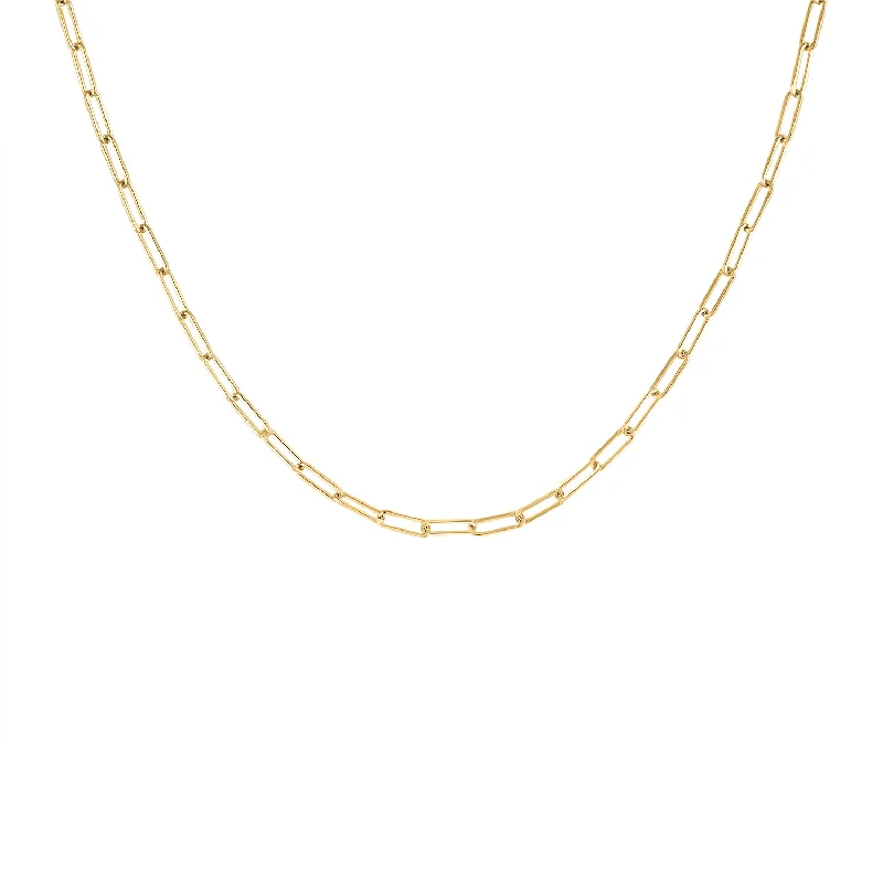 Luxury Jewelry Now At Special Promotional Rates 14KT GOLD XXSMALL RECTANGLE LINK NECKLACE Luxury Jewelry Now At Special Promotional Rates 14KT GOLD XXSMALL RECTANGLE LINK NECKLACE