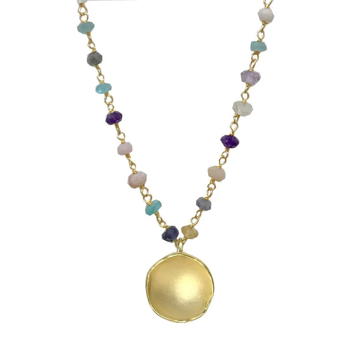 Must-Have Jewelry At Unbelievable Discounts Medium Dishy Pendant with Bead Chain