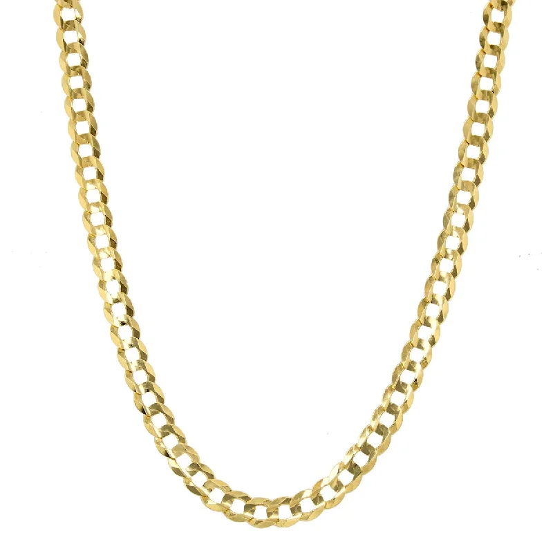 Personalized Jewelry Sale – Unique Gifts At Low Prices MEN'S YELLOW GOLD CURB CHAIN NECKLACE, 5.95MM Personalized Jewelry Sale – Unique Gifts At Low Prices MEN'S YELLOW GOLD CURB CHAIN NECKLACE, 5.95MM